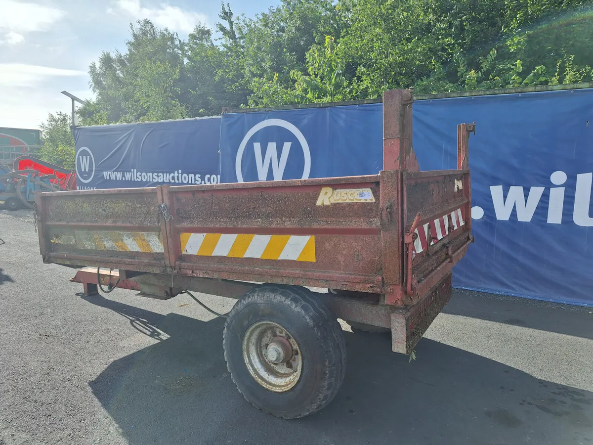 Ruscon Single Axle Tipping Trailer For Auction - Image 4