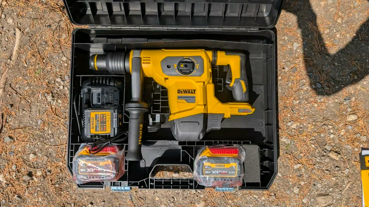 DeWalt 54v SDS-Max Hammer Drill 2 x 6Ah Kit - New - Image 2