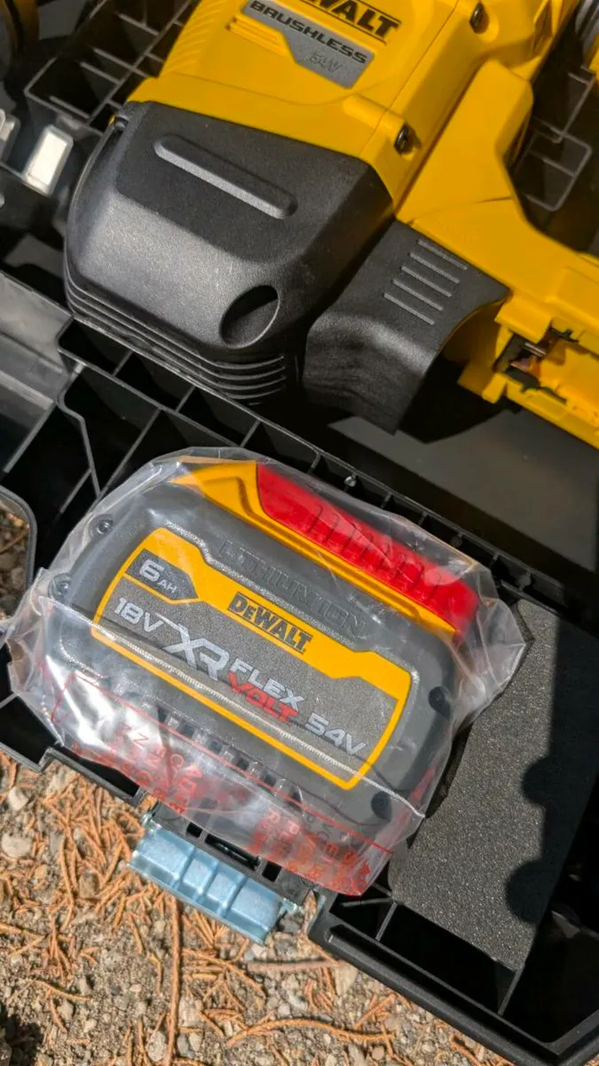 DeWalt 54v SDS-Max Hammer Drill 2 x 6Ah Kit - New - Image 3