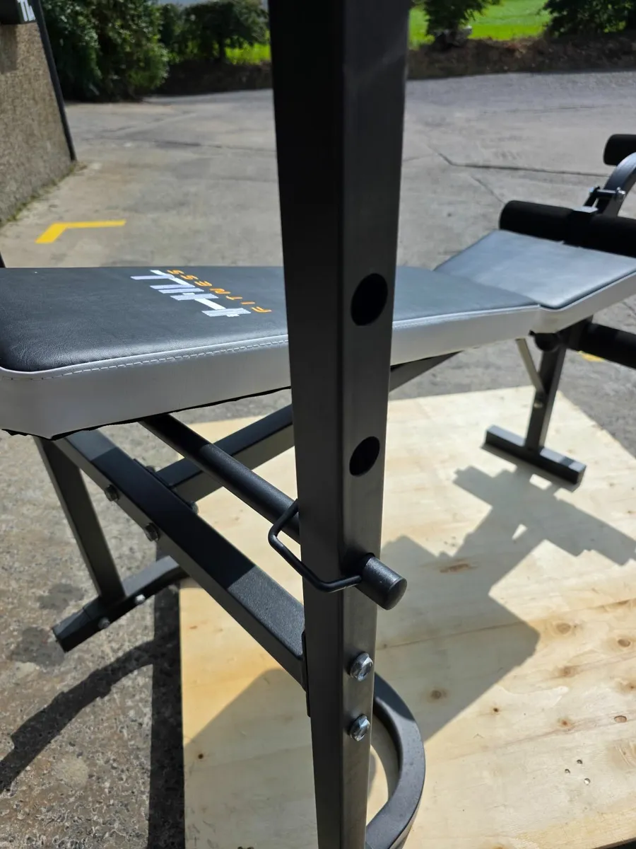 Home Weight Bench Hill Fitness Adjustable With Leg - Image 3