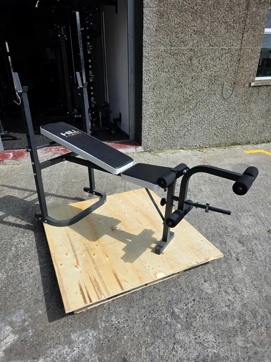 Home Weight Bench Hill Fitness Adjustable With Leg - Image 1