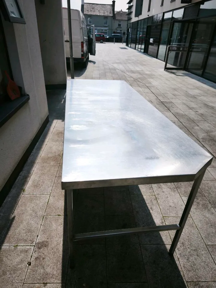 Stainless steel table/bench - Image 1