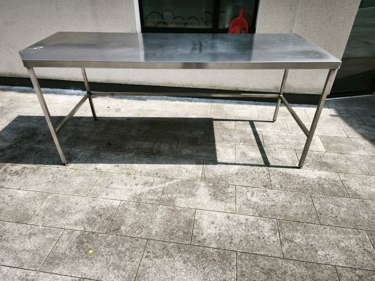 Stainless steel table/bench - Image 4