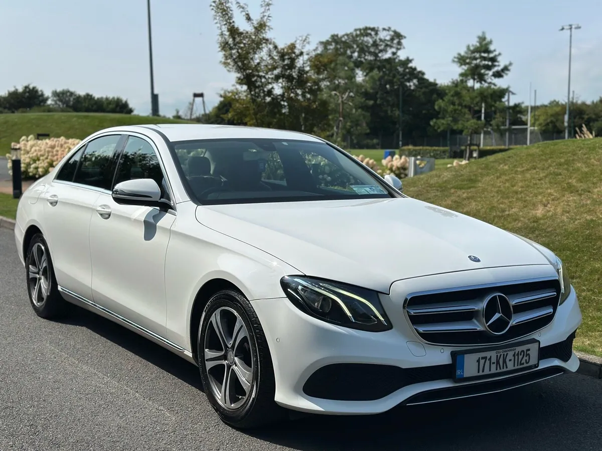 Mercedes Benz E-Class White 2017 - Image 1