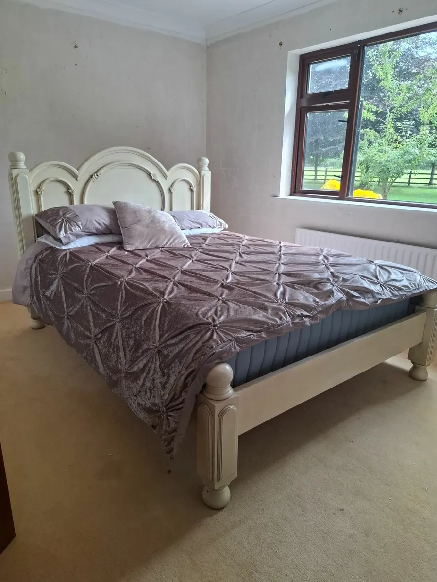 King size bed frame - Image 1