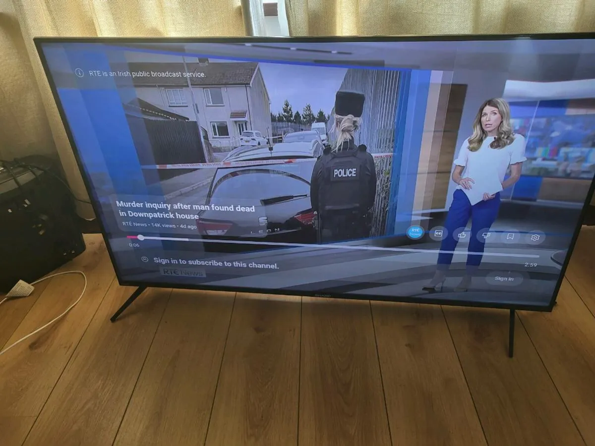 Smart tv 50inch 4k android sharp smart tv - Image 4