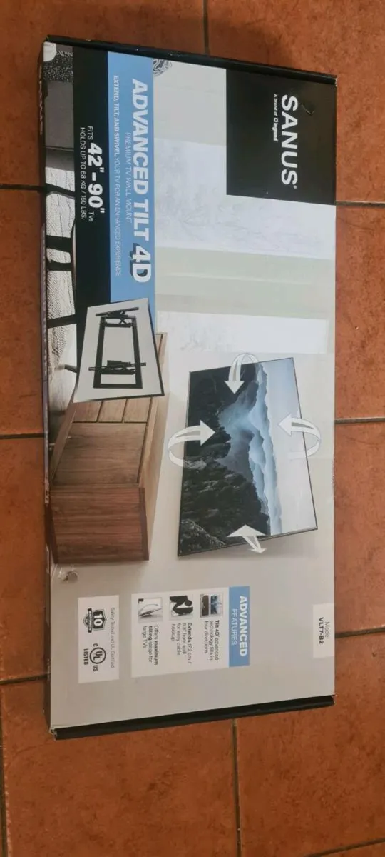 SANUS ADVANCED TILT4D 42"-90" - Image 1