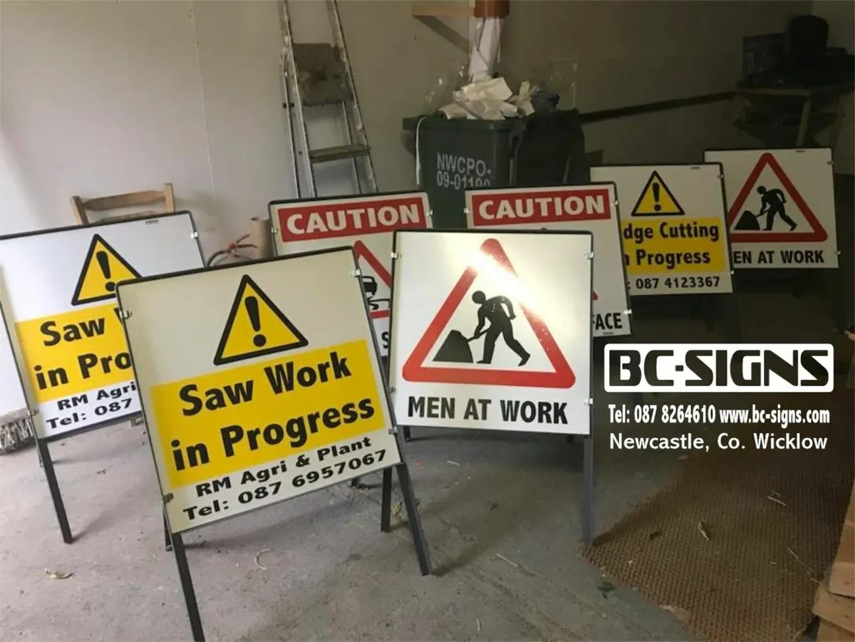 Hedge Cutting Road Signs for sale! - Image 2