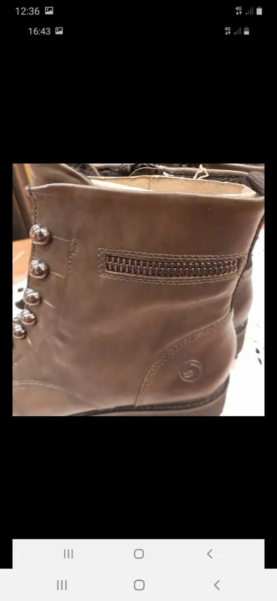 Brand new Remonte olive green boots Size 5/38 - Image 2