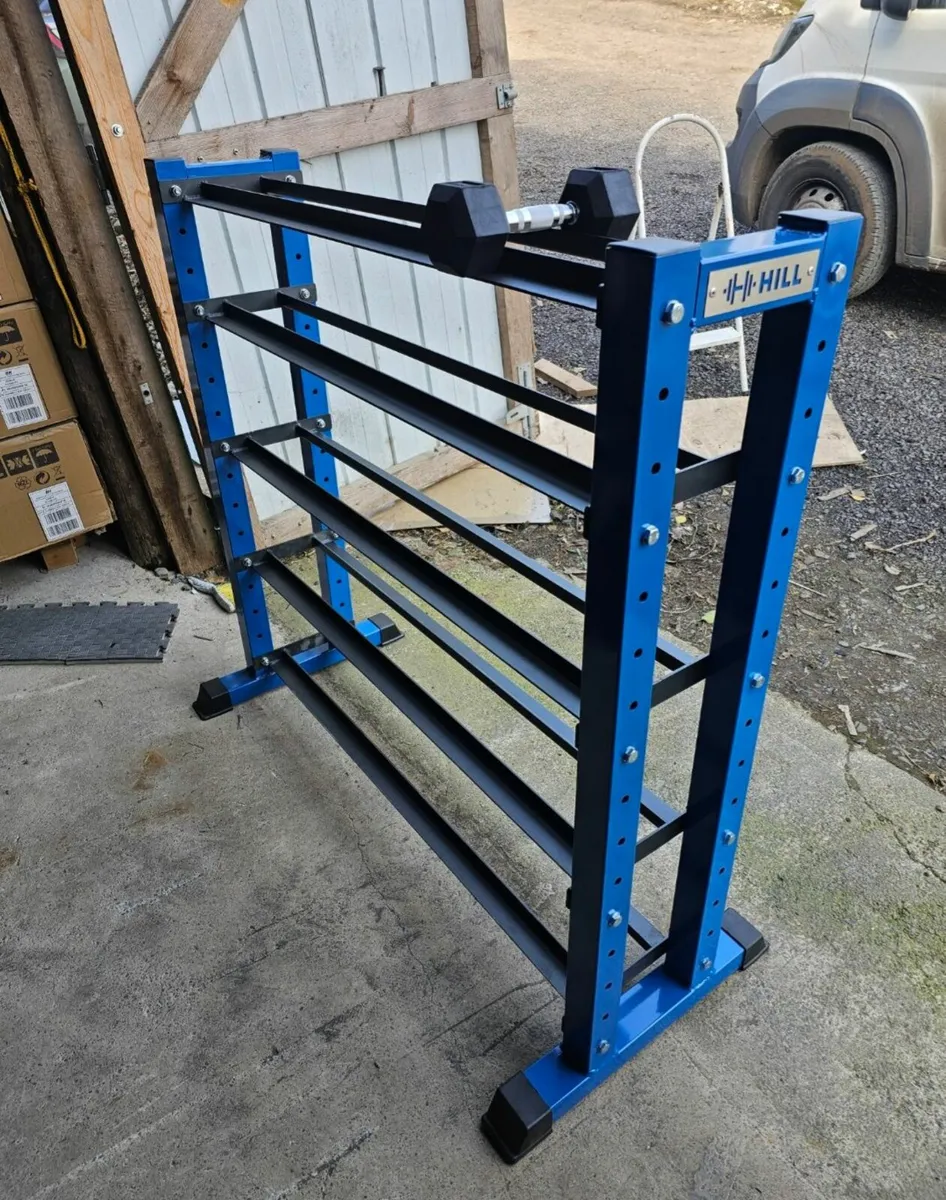 3 Tier Dumbbell Rack Storage Solution -gym weights - Image 1