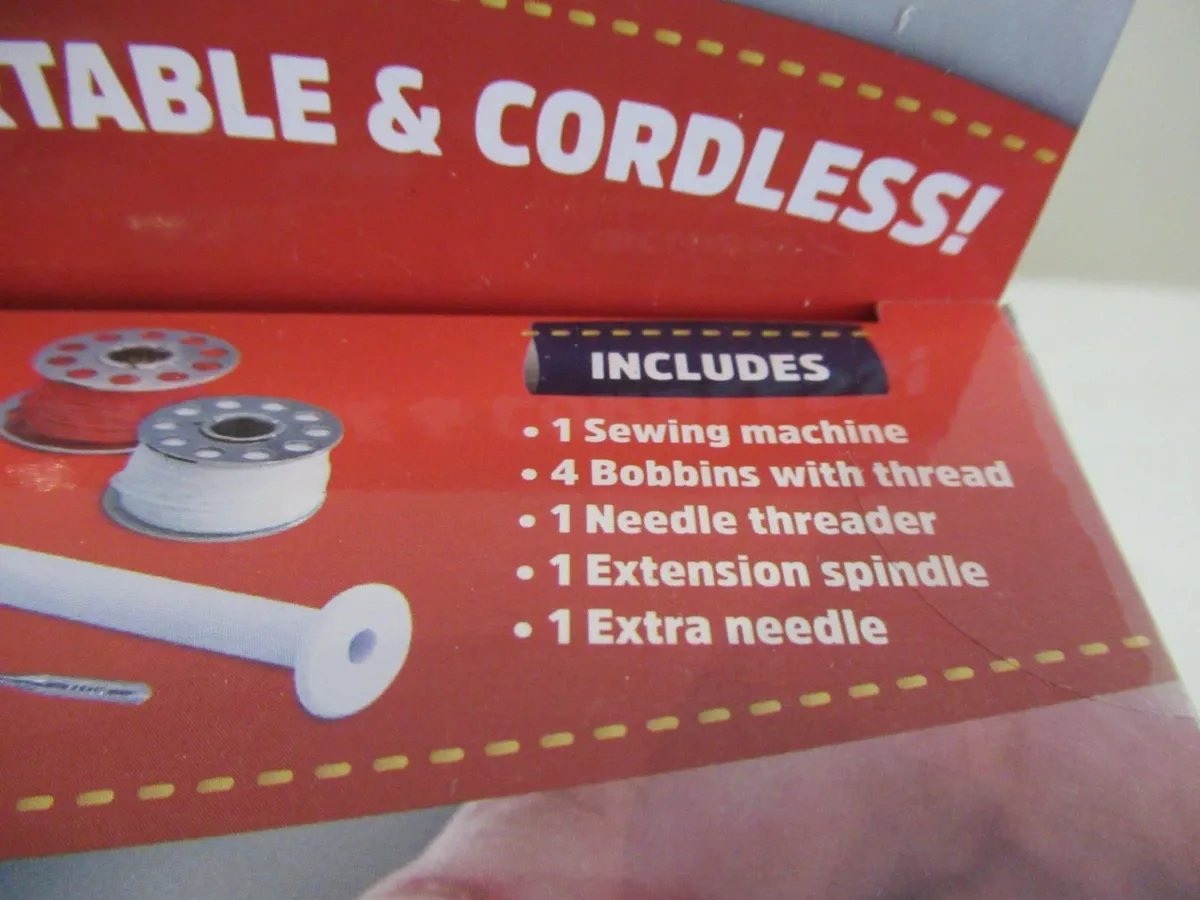 SEWING machine hand held trouser cordless school - Image 4