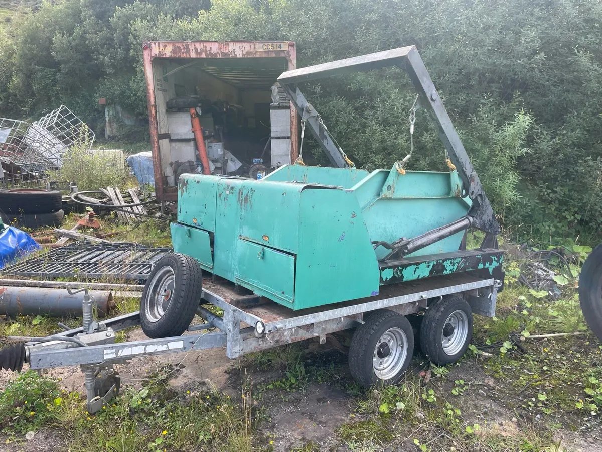 Mini skip equipment/trailer - Image 1