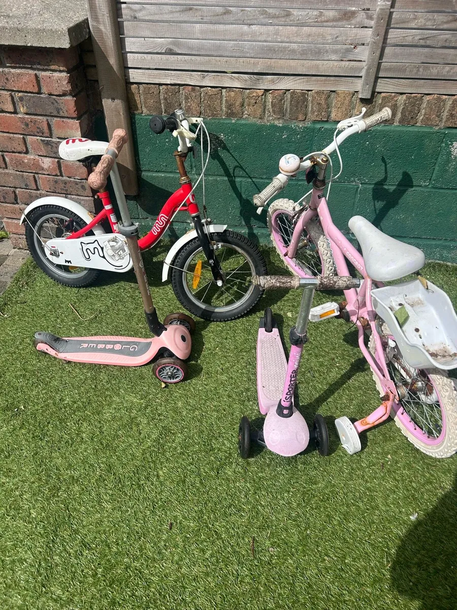 Free Kids Scooters and Bikes