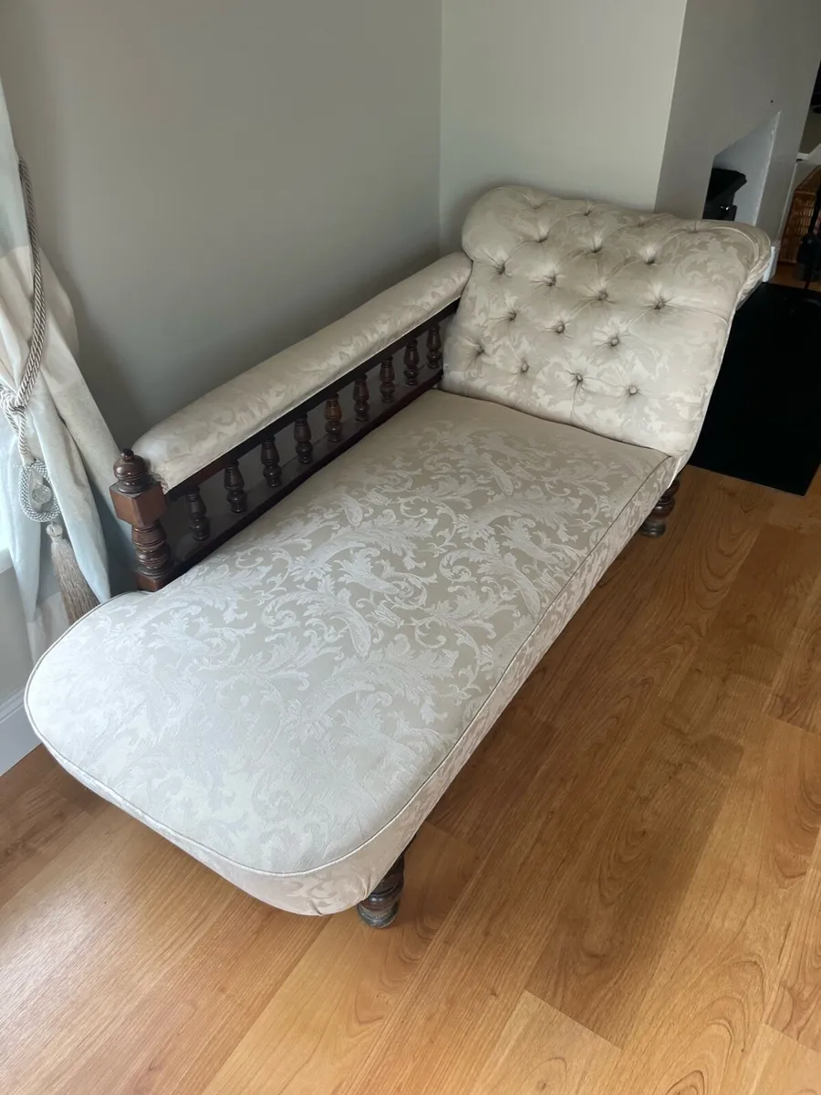 Antique Chaise Lounge - Image 1
