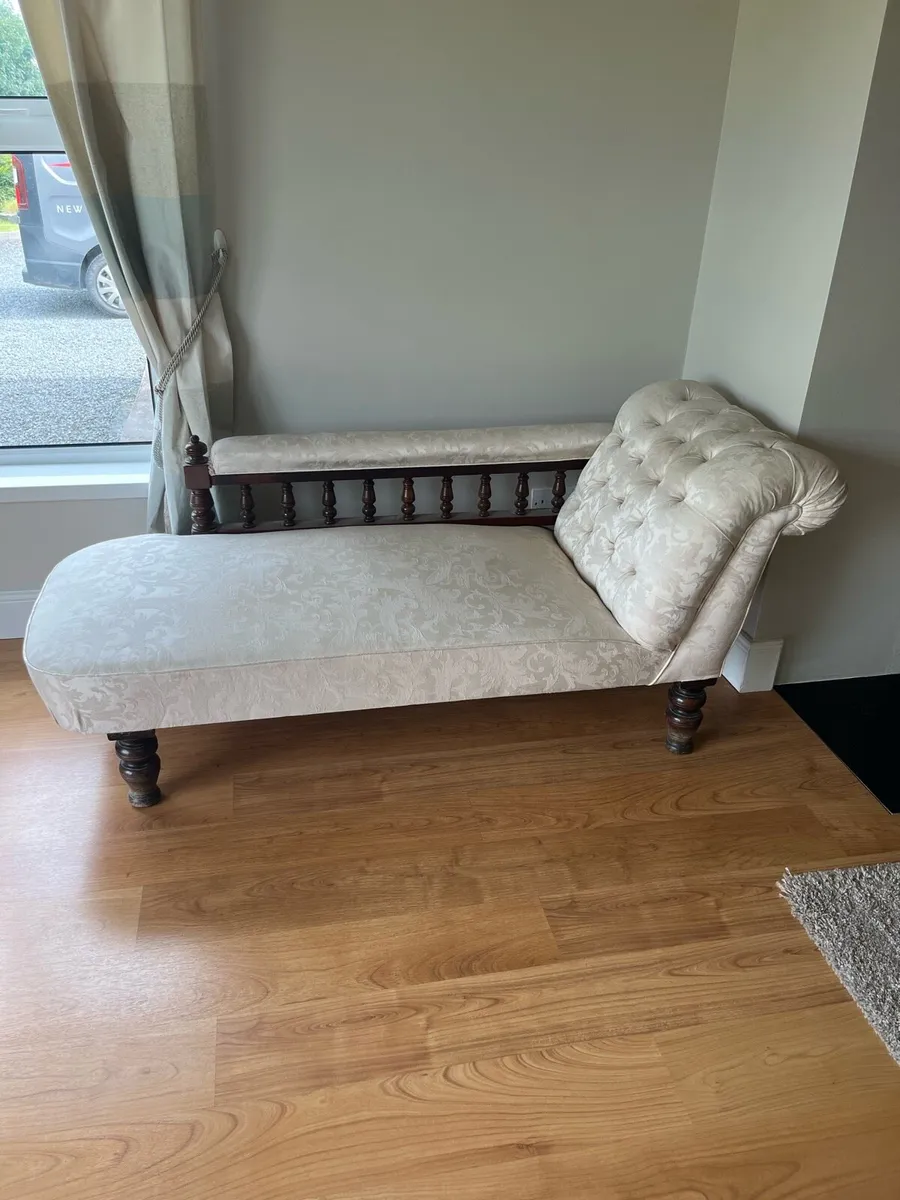 Antique Chaise Lounge - Image 2