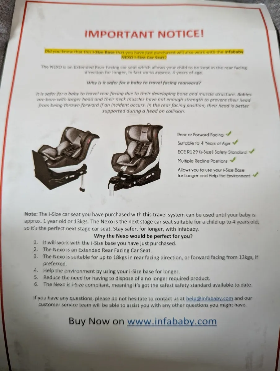 Infababy Isofix base - Image 3