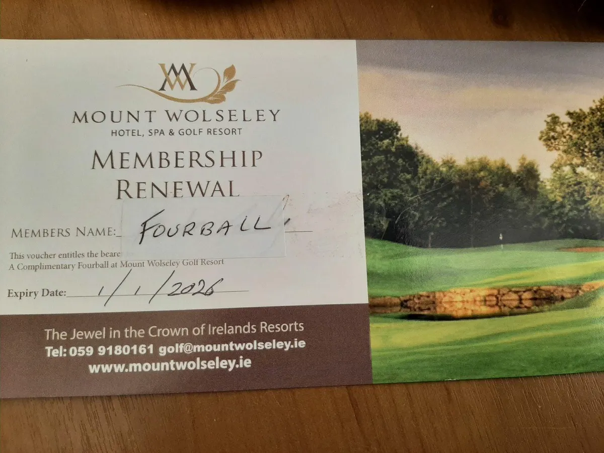 Golf Voucher