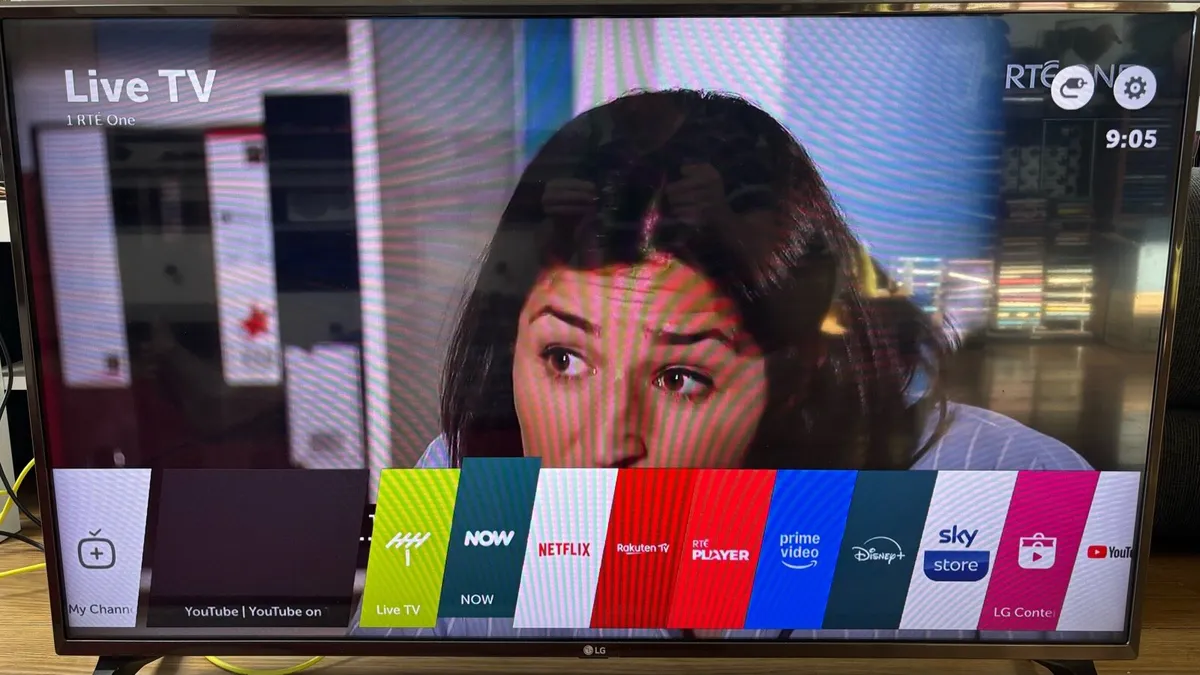 43” LG Smart TV with WebOS - Image 1