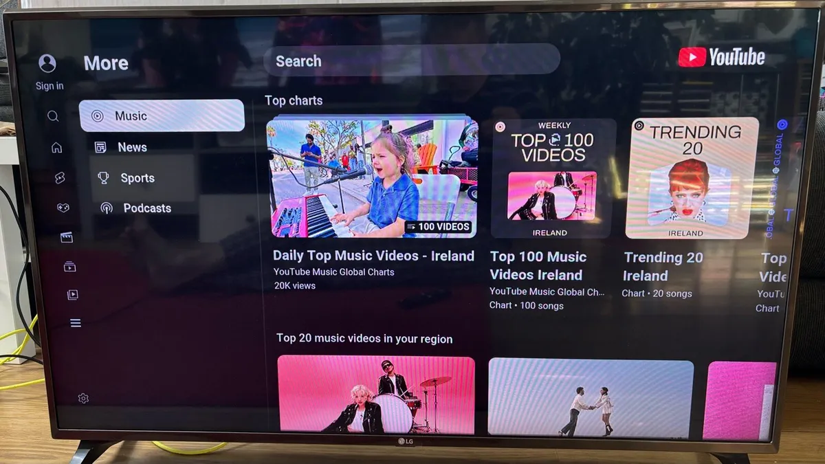 43” LG Smart TV with WebOS - Image 3