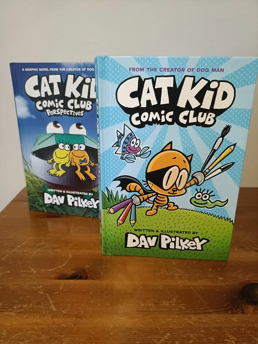 Dogman and Cat Kid Comic Club books - Image 1