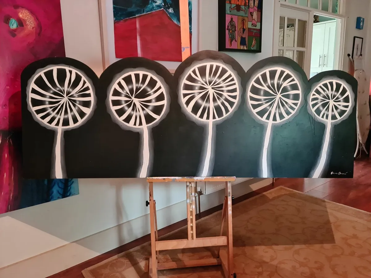 Monochromatic Inspired Wall Art / Bedhead - Image 1
