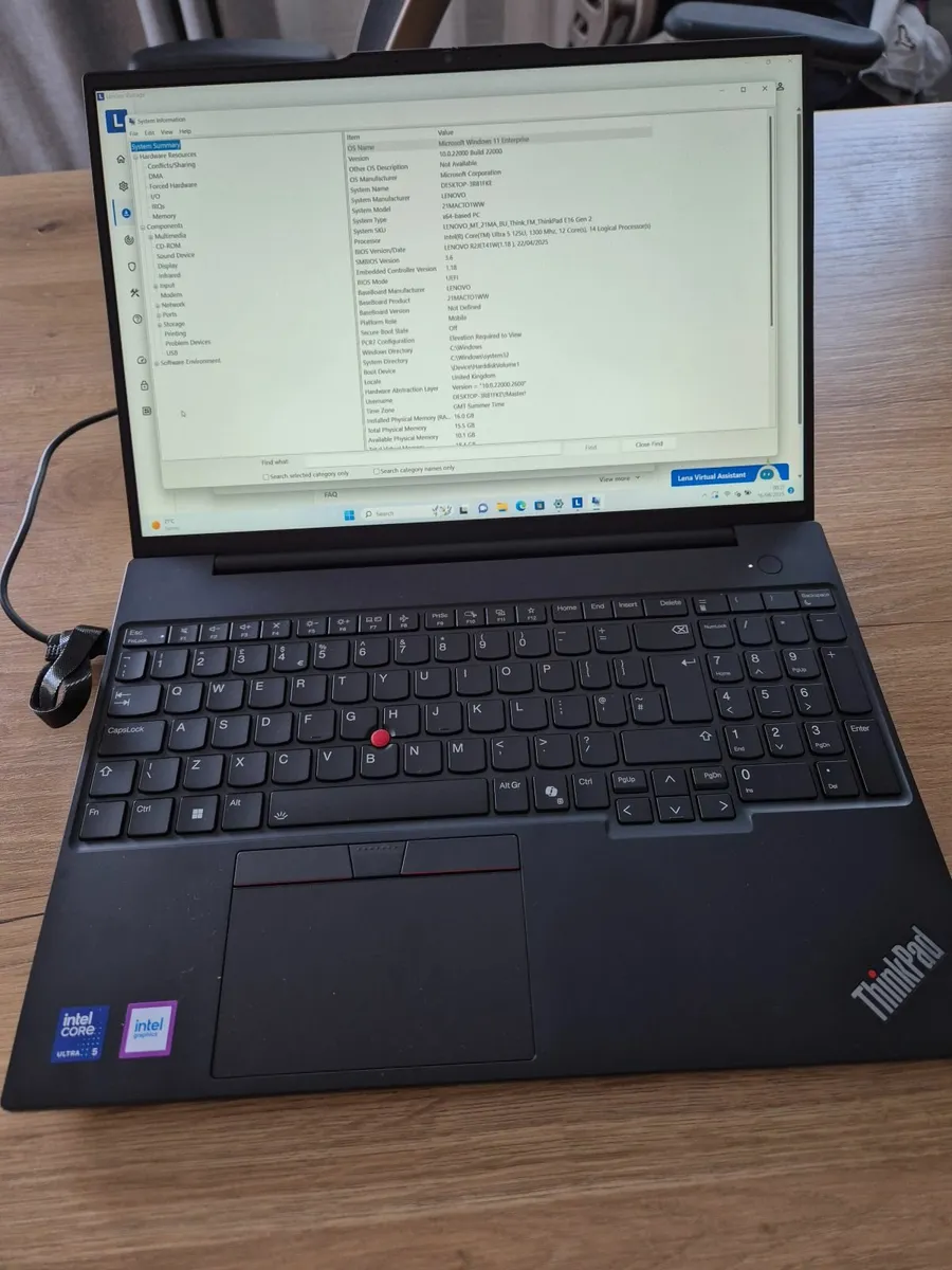 Laptop lenovo ThinkPad gen2 16inch - Image 3