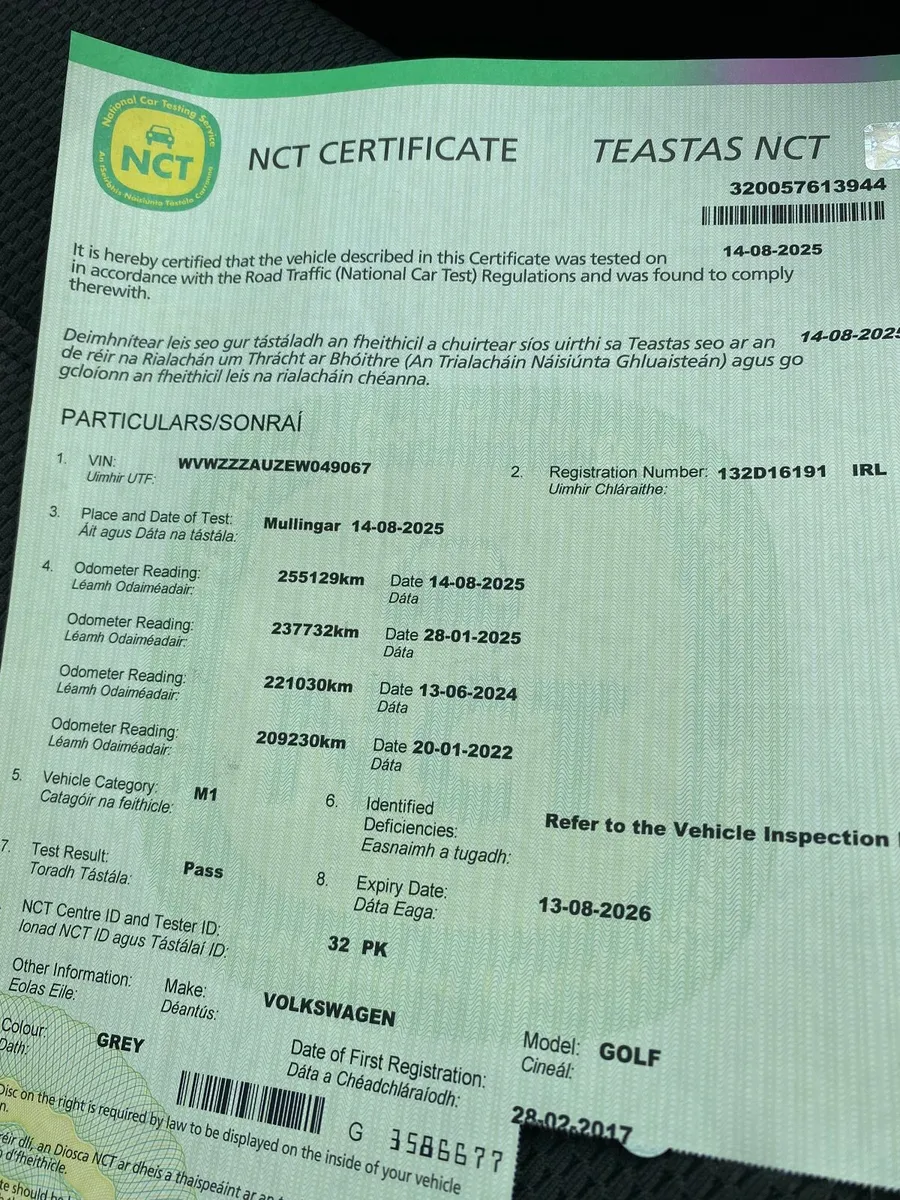 PRICE 5900// GOLF 7 AUTOMATIC NEW NCT - Image 2