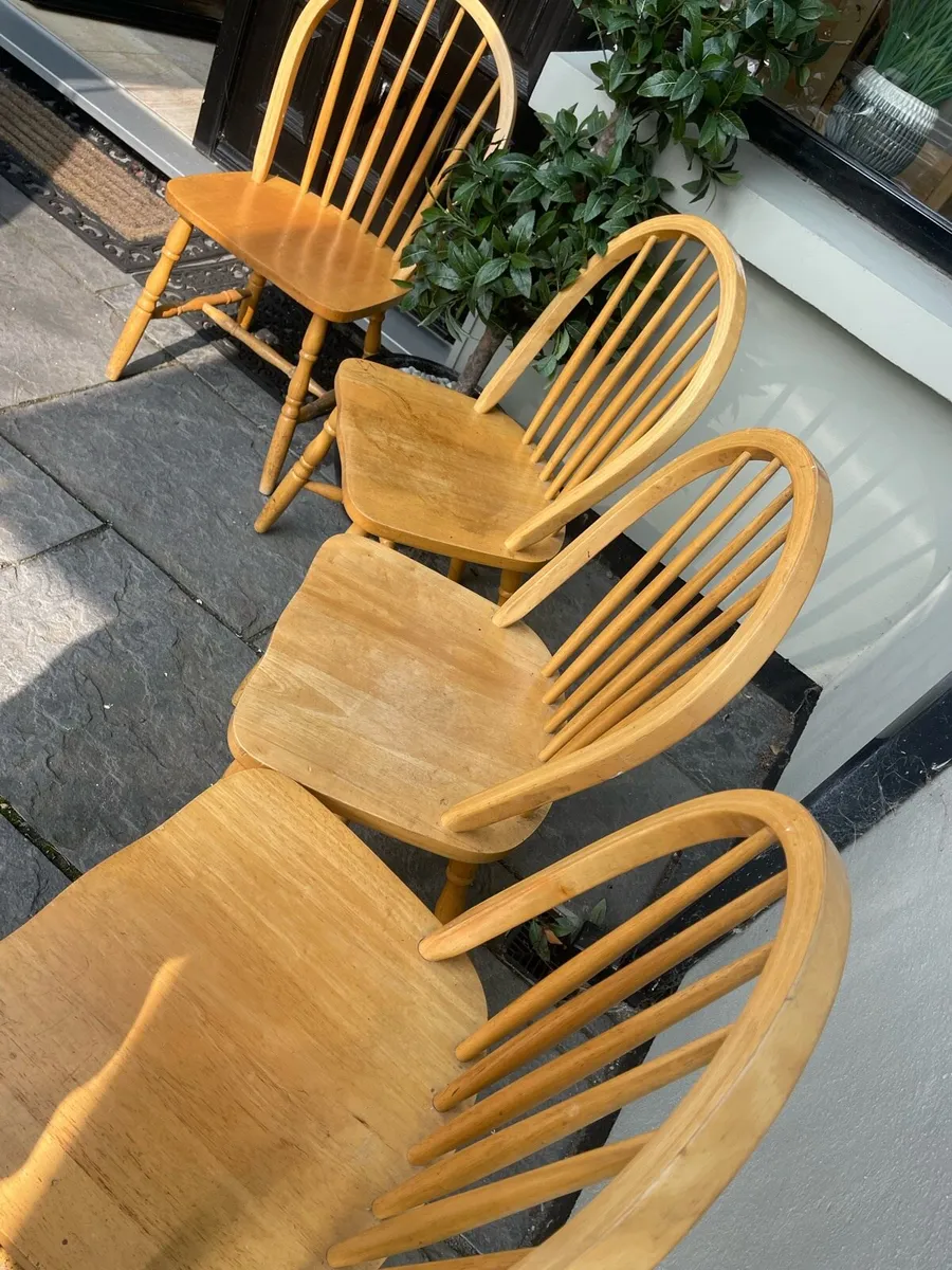 4 x Gorgeous Sturdy Kitchen Dining Chairs -Deliver - Image 2