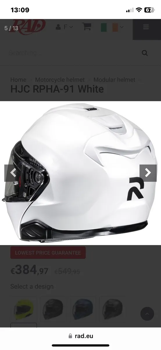 Helmet HJC rapha91 modular - Image 4