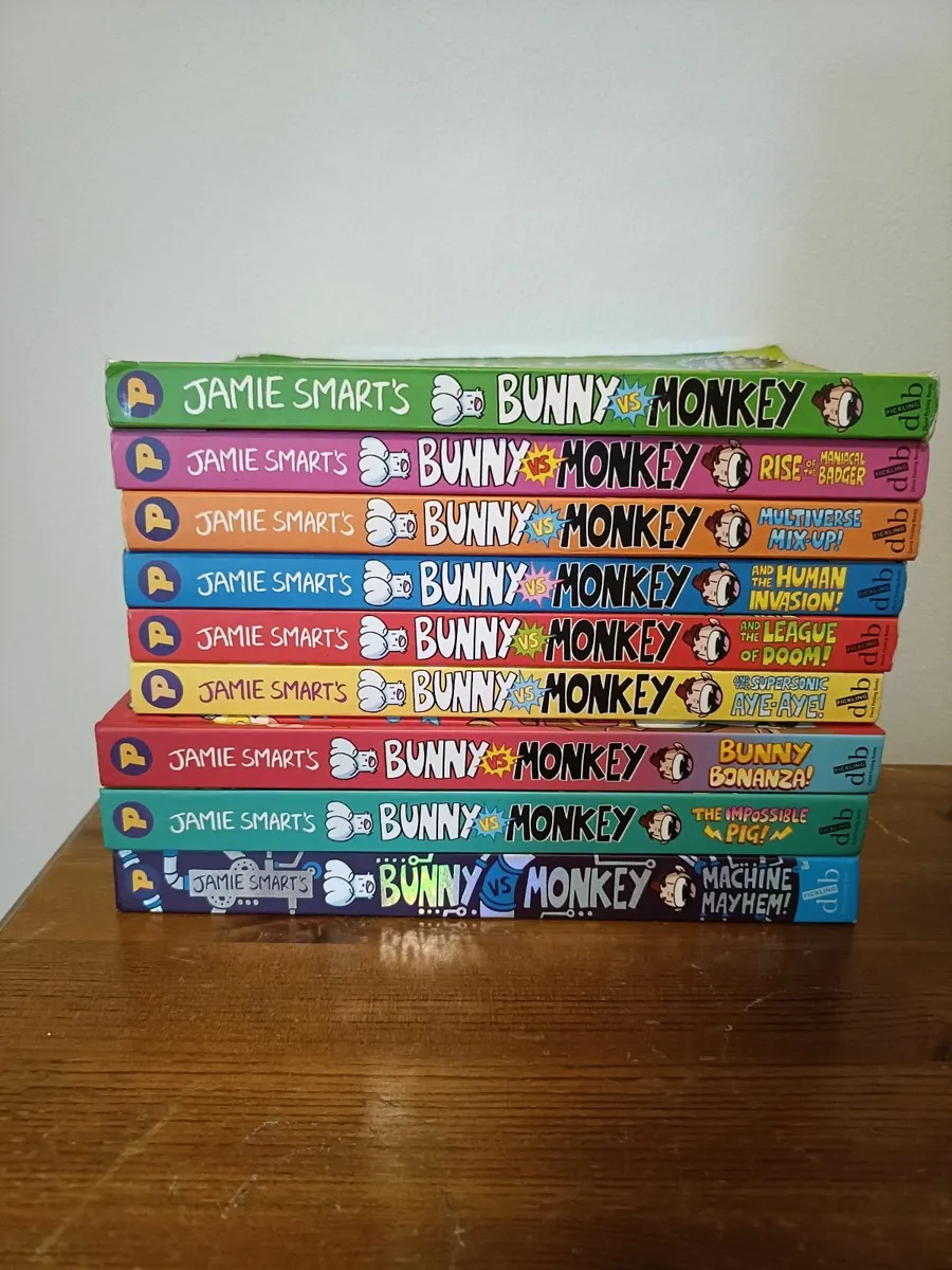 Bunny vs Monkey and Investigators books - Image 2