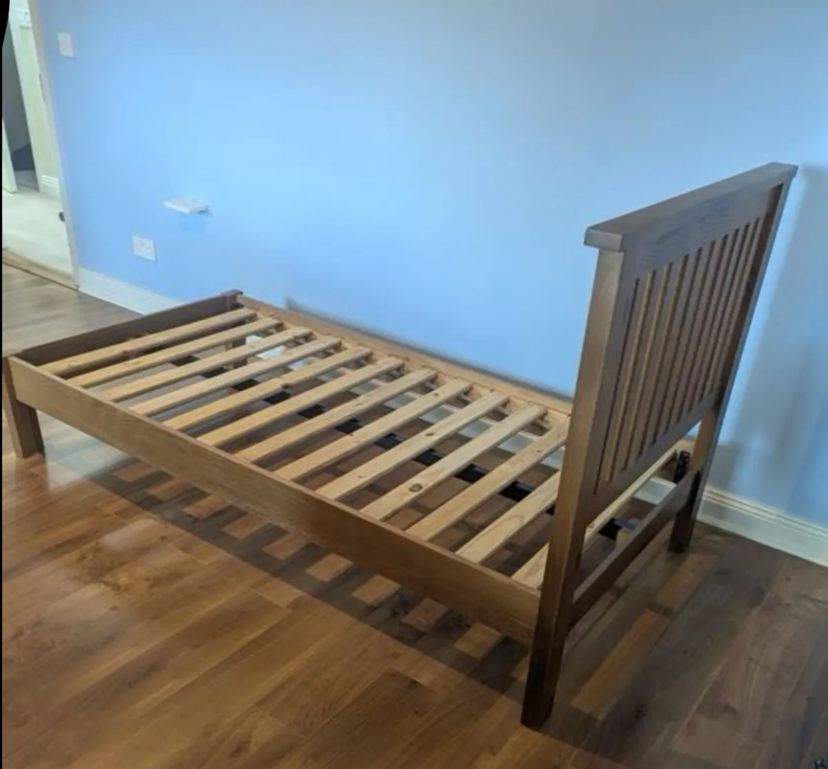 As New - Stunning High Quality Wooden Single Bed - Image 3