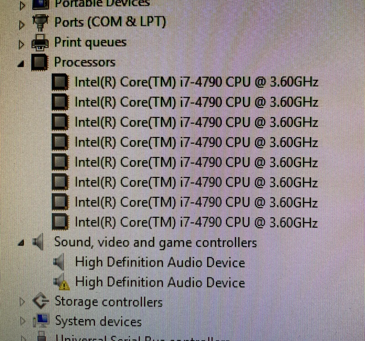 Motherboard + i7 3.6ghz + 8gb ram + PSU + HDD - Image 3