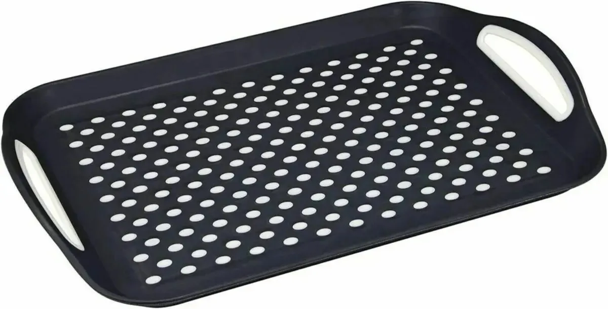 Tray Anti-Slip Plastic Set for Food & Drinks - Image 4