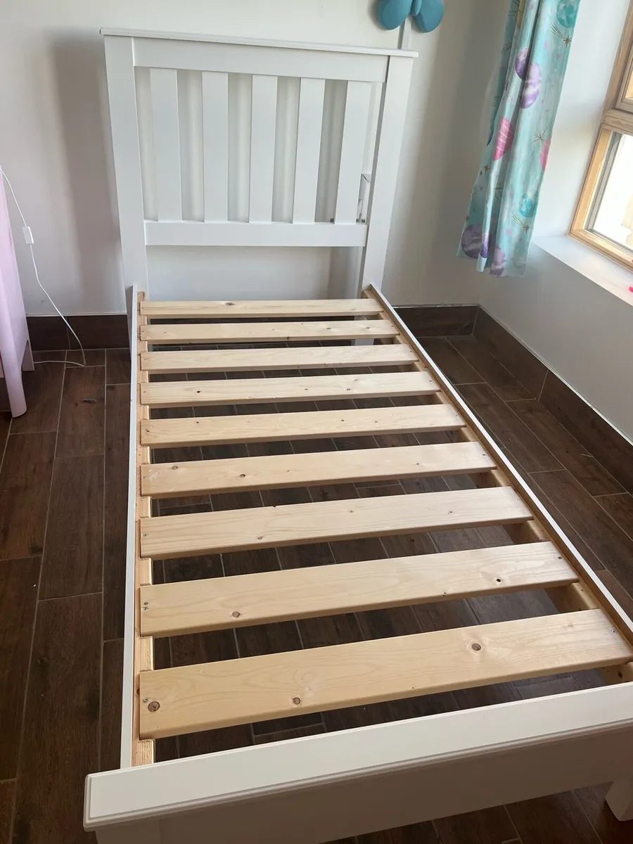Single Bed - White - Image 4