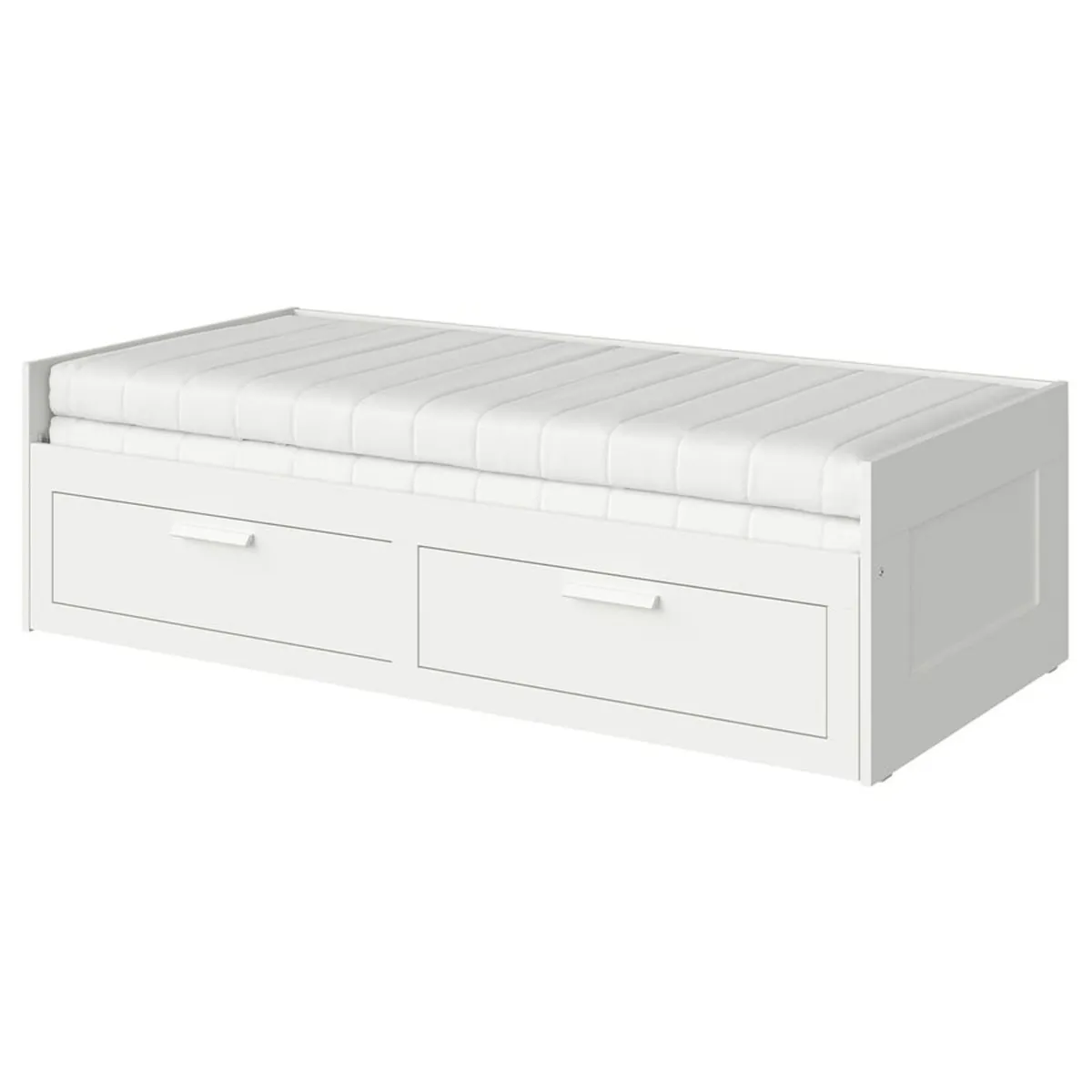 Sofa/ Single & Double bed – IKEA Brimnes (White) - Image 2