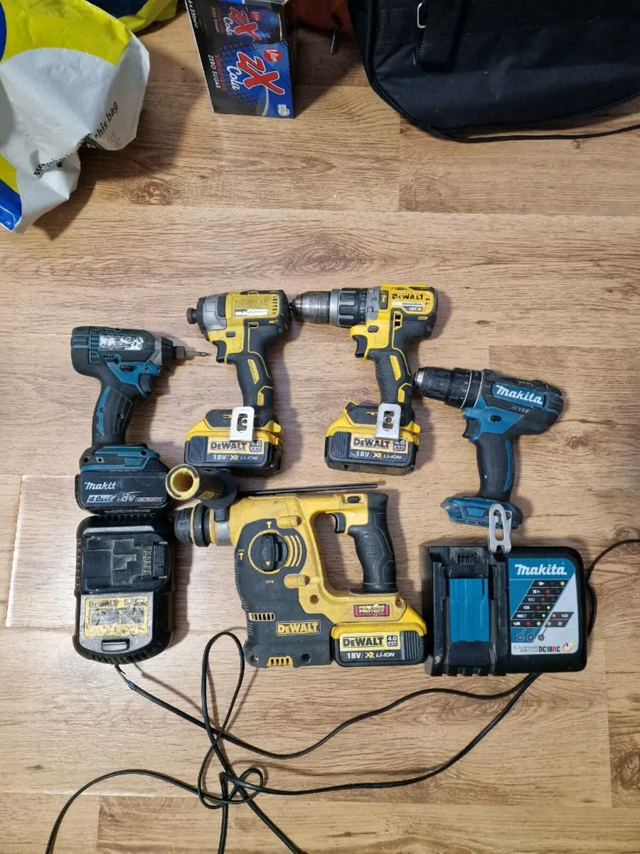 Dewalt makita drill set