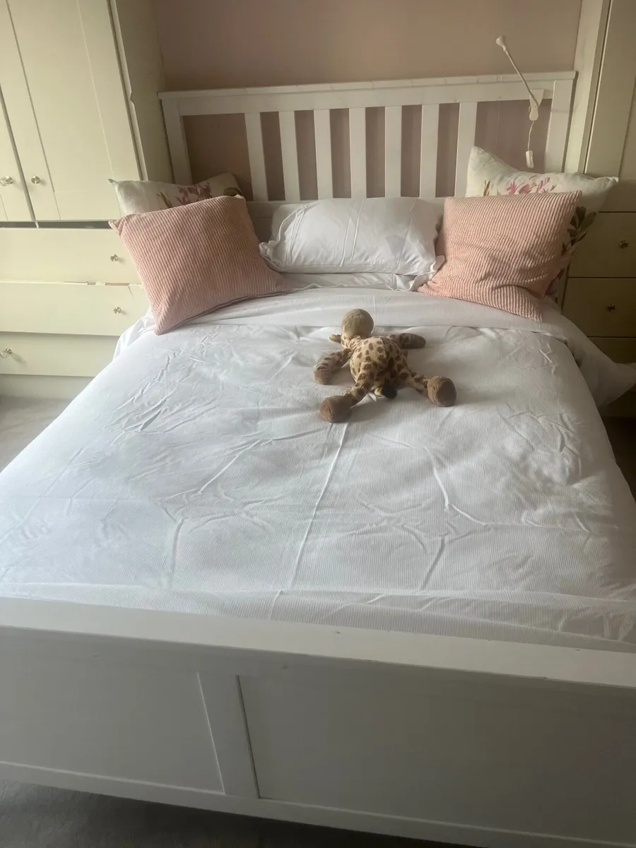 IKEA white bed base - Image 2