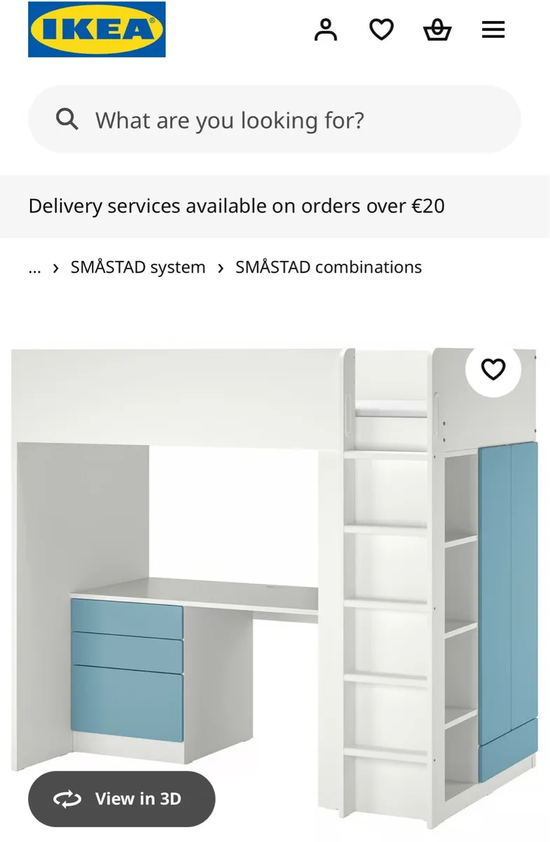 Bunk Bed with Desk and Wardrobe - Image 3