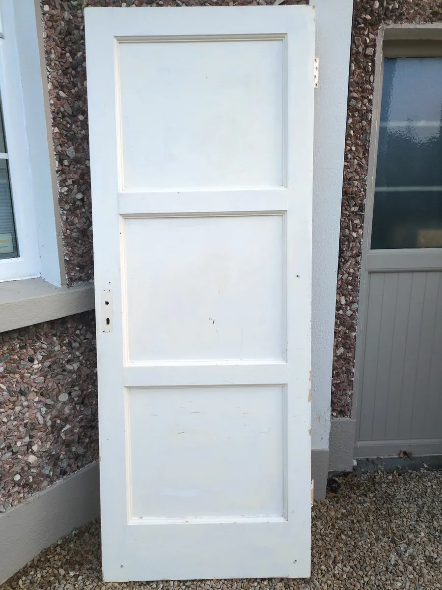 Period Door - Solid Wood - 3 Panel - Image 2