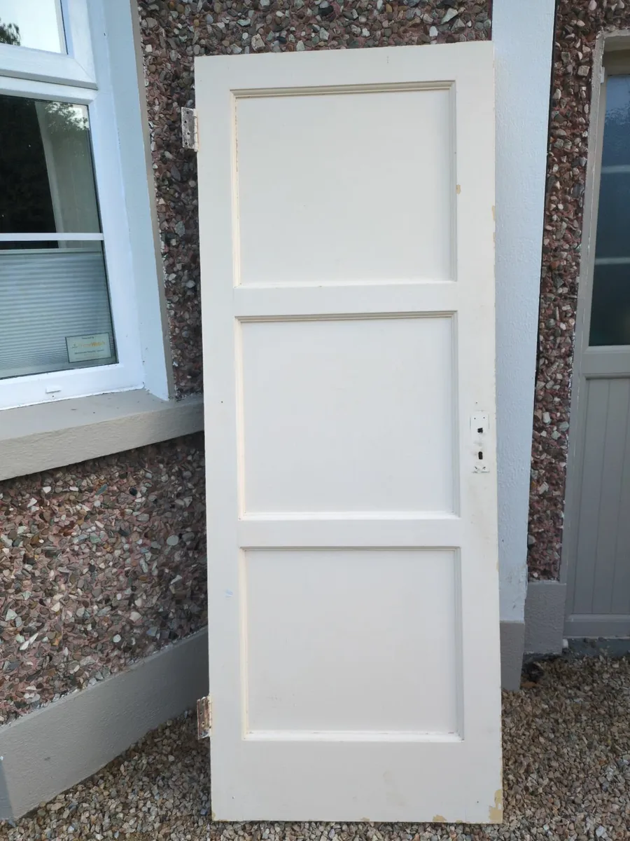 Period Door - Solid Wood - 3 Panel - Image 1