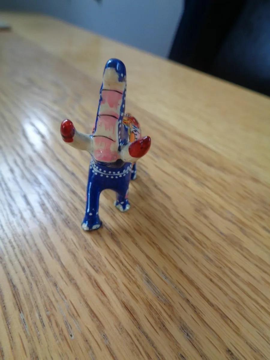 Hand Painted Elephant for Sale - Image 2