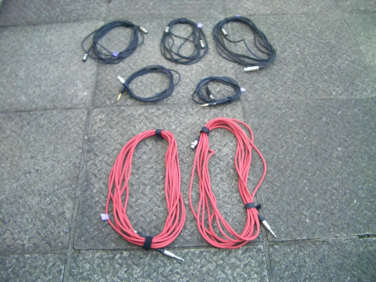 Selection of Microphone Leads - Image 1