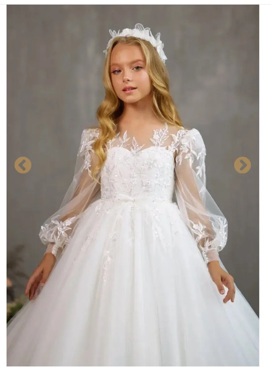 Hand made communion dress - Image 1
