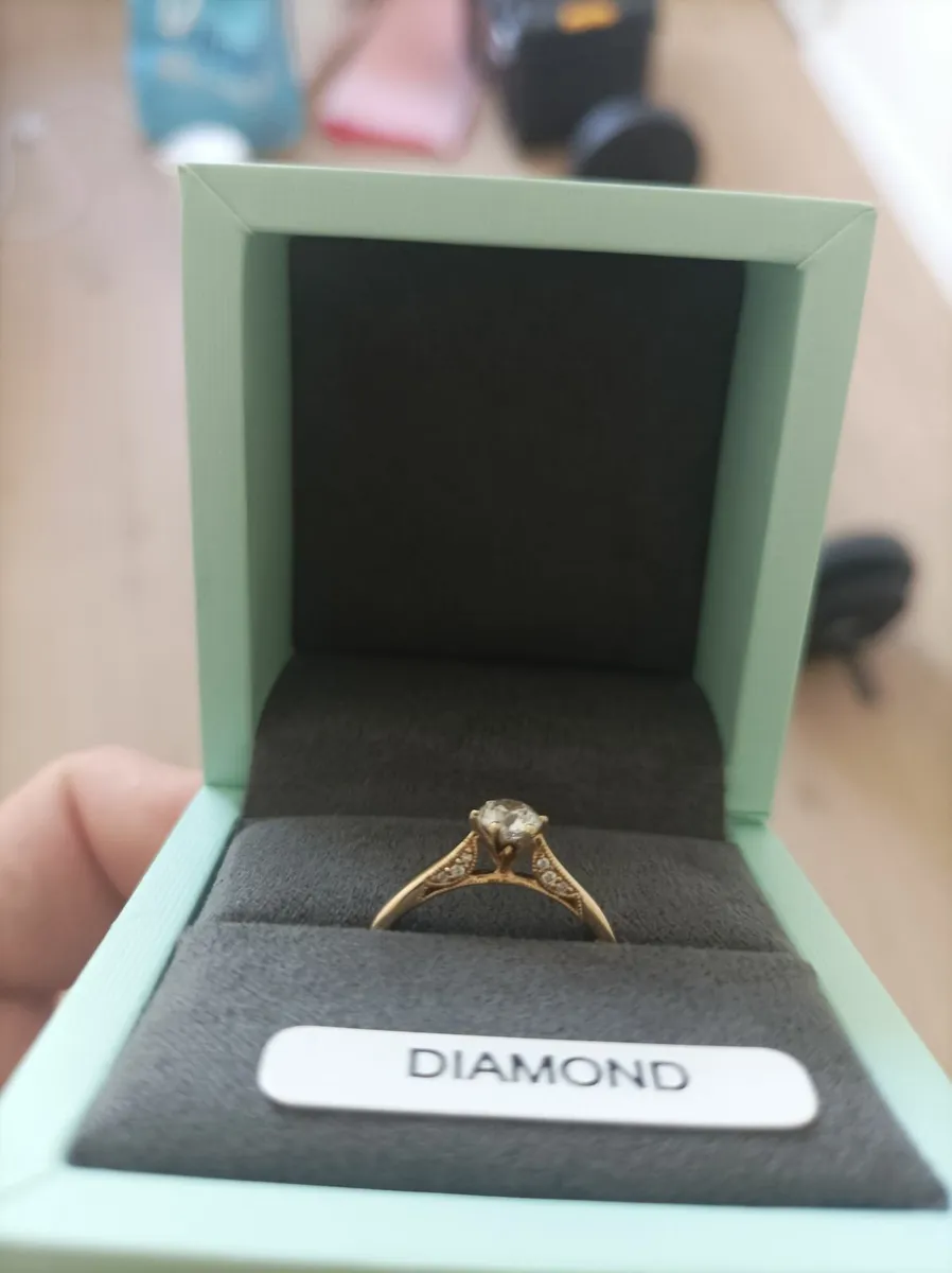 Engagement Ring, Natural Diamond - Image 2