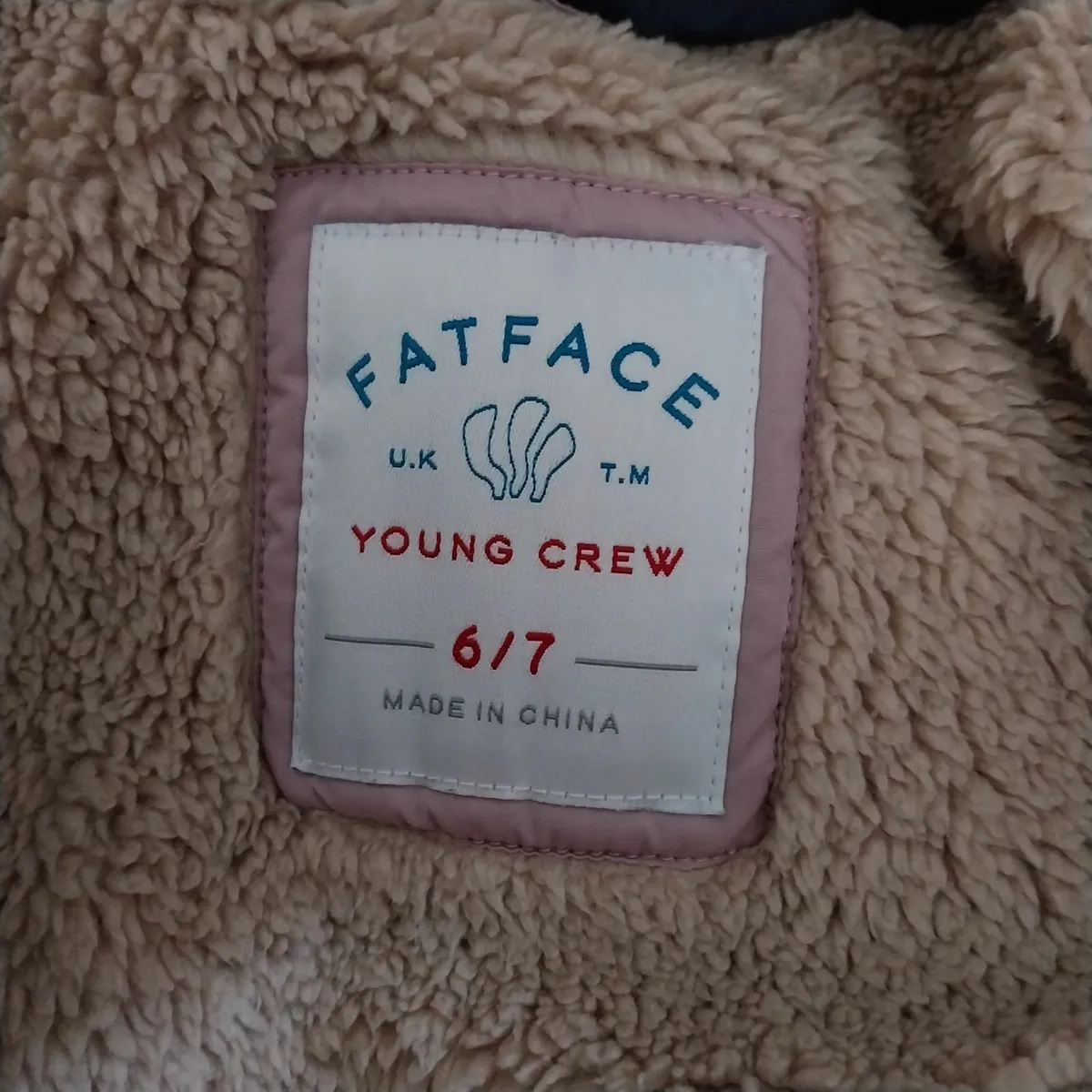 FATFACE Winter Coat Kids Size 6-7 - Image 1