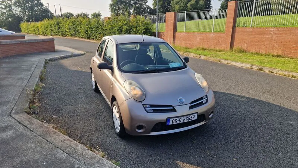 06 Nissan Micra 1.2 petrol Tax and nct - Image 1