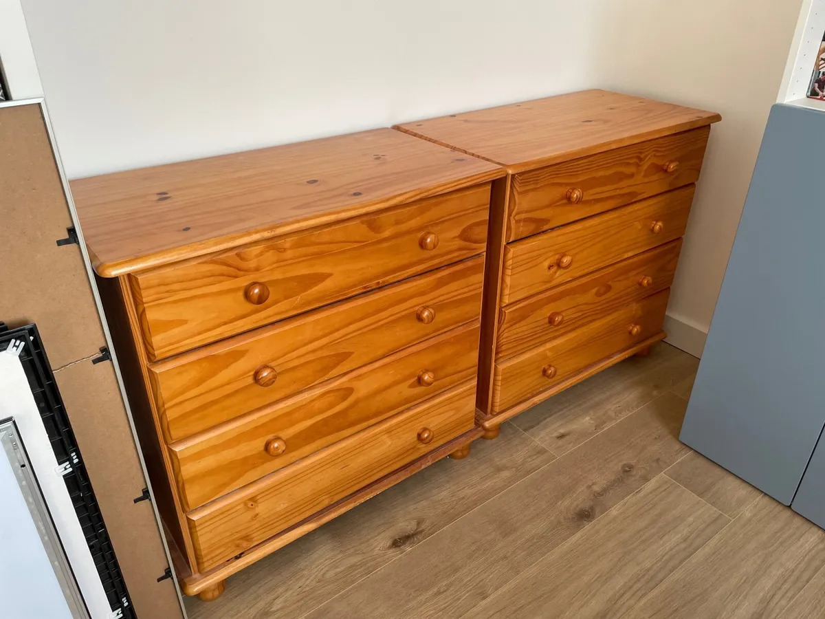 2 chest of drawers - vintage - Image 1