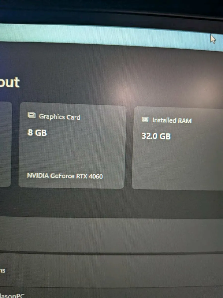 Gaming PC Ryzen 7 GeForce 4060 - Image 4