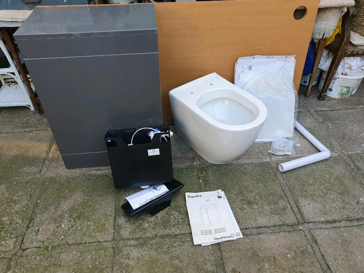 Complete fluid flush toilet system new - Image 1