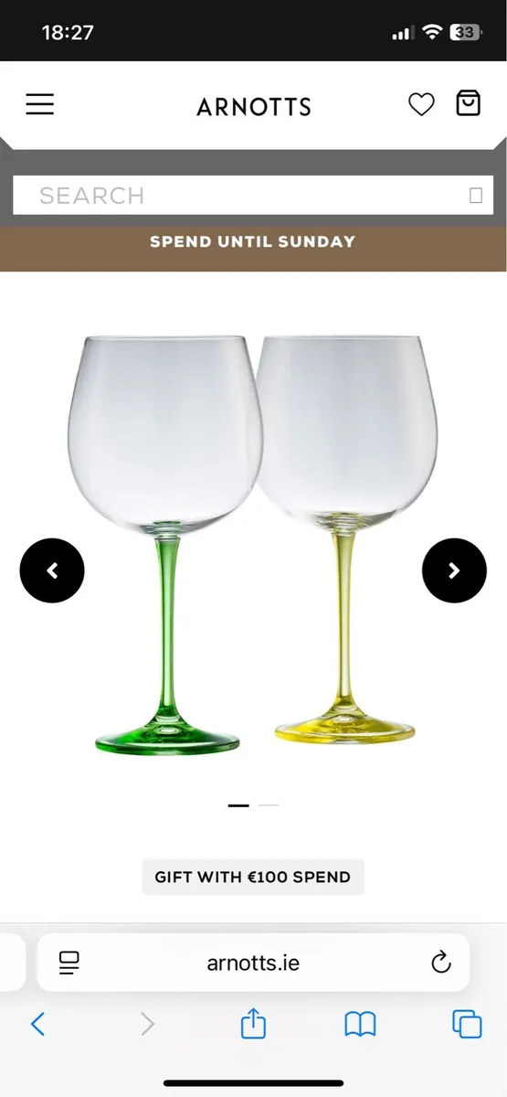 Galway Crystal Gin & Tonic Glasses - Image 2